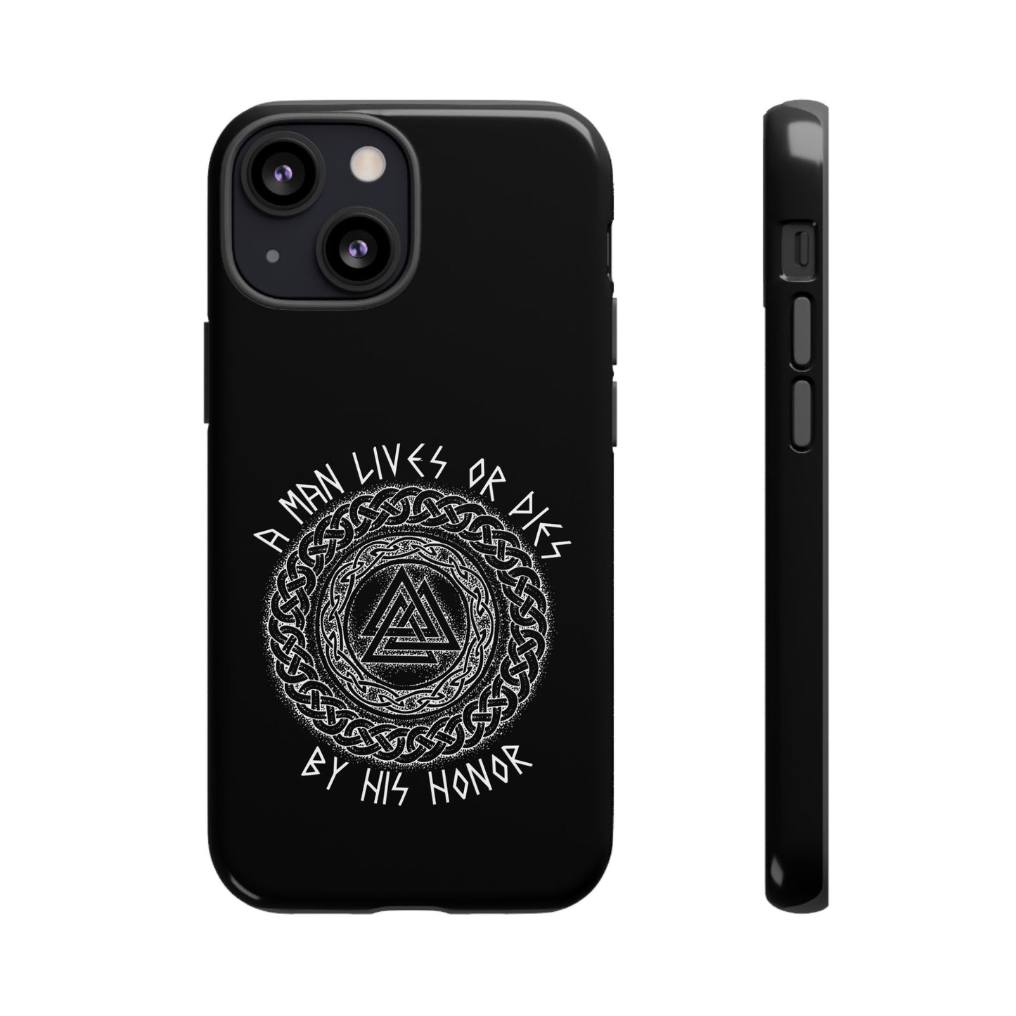 Viking Norse Knotwork Honor Hard Phone Case