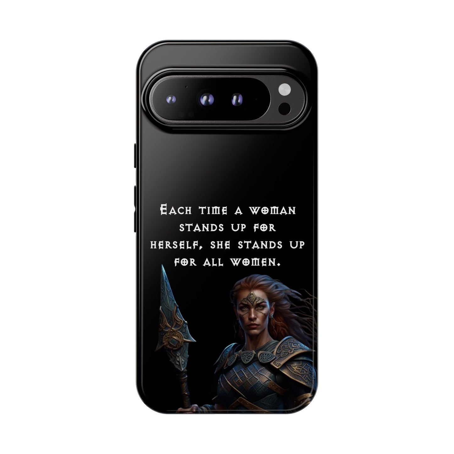 “Stand for All” – Shieldmaiden Warrior Tough Phone Case