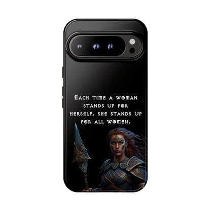 “Stand for All” – Shieldmaiden Warrior Tough Phone Case