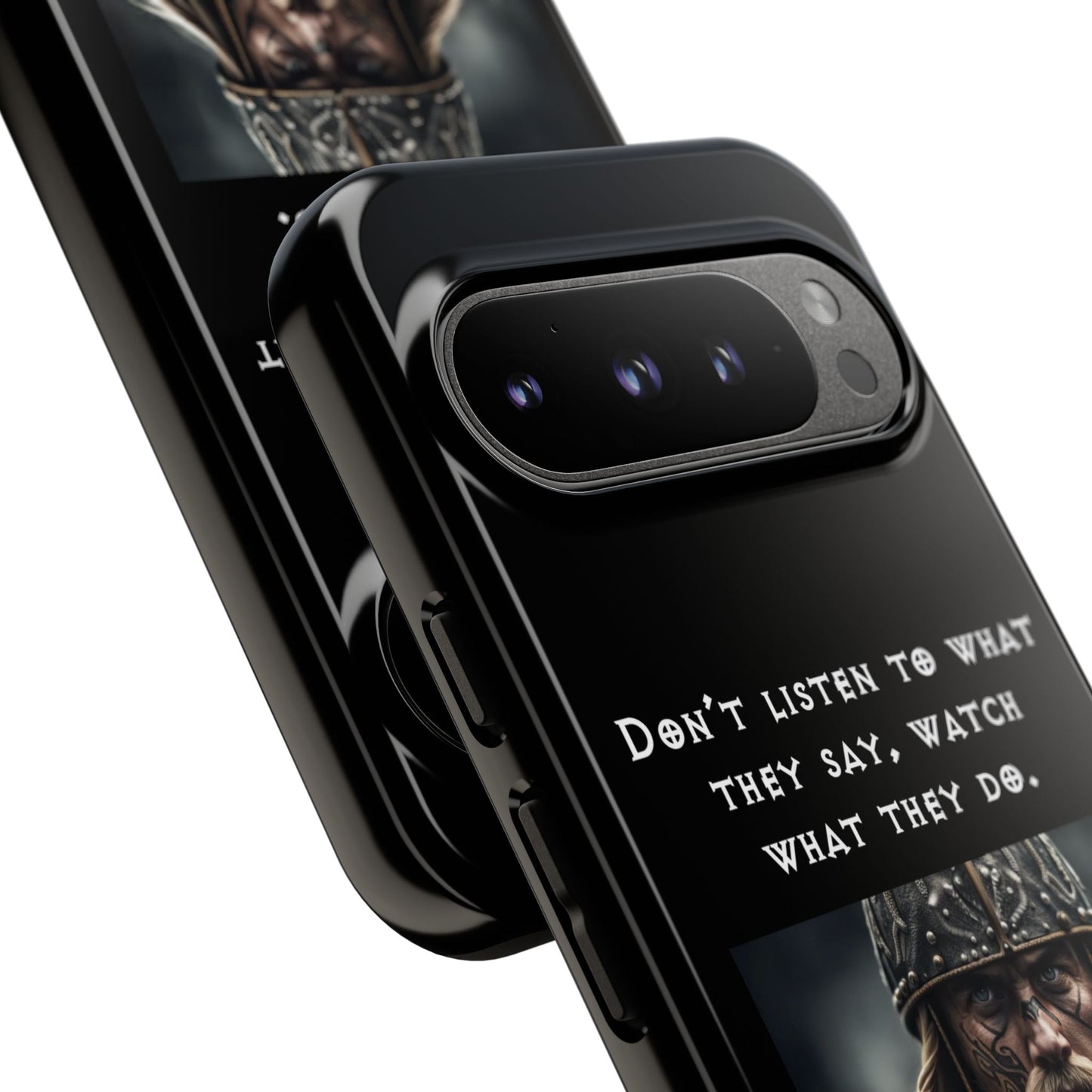 “Watch What They Do” – Viking Quote Tough Phone Case