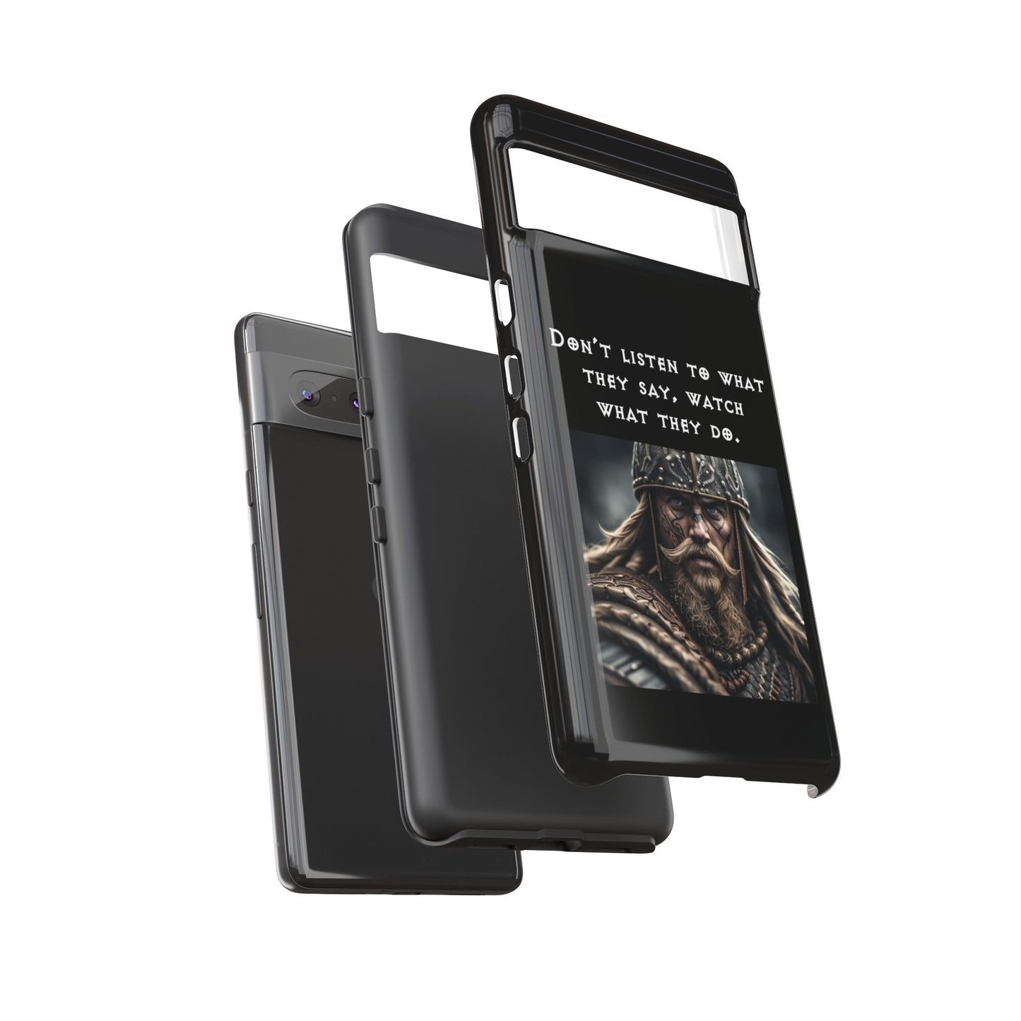 “Watch What They Do” – Viking Quote Tough Phone Case