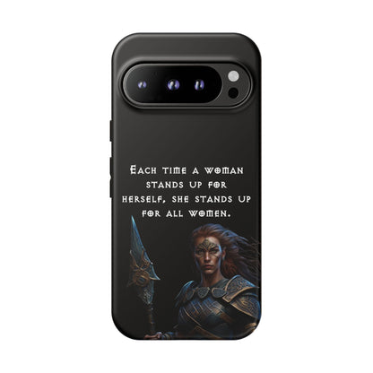 “Stand for All” – Shieldmaiden Warrior Tough Phone Case