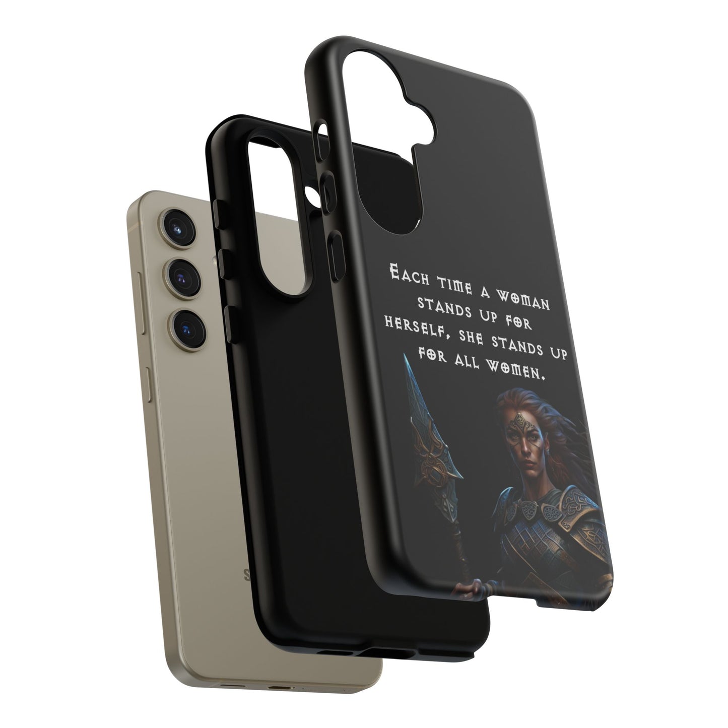 “Stand for All” – Shieldmaiden Warrior Tough Phone Case
