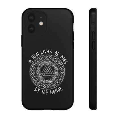 Viking Norse Knotwork Honor Hard Phone Case