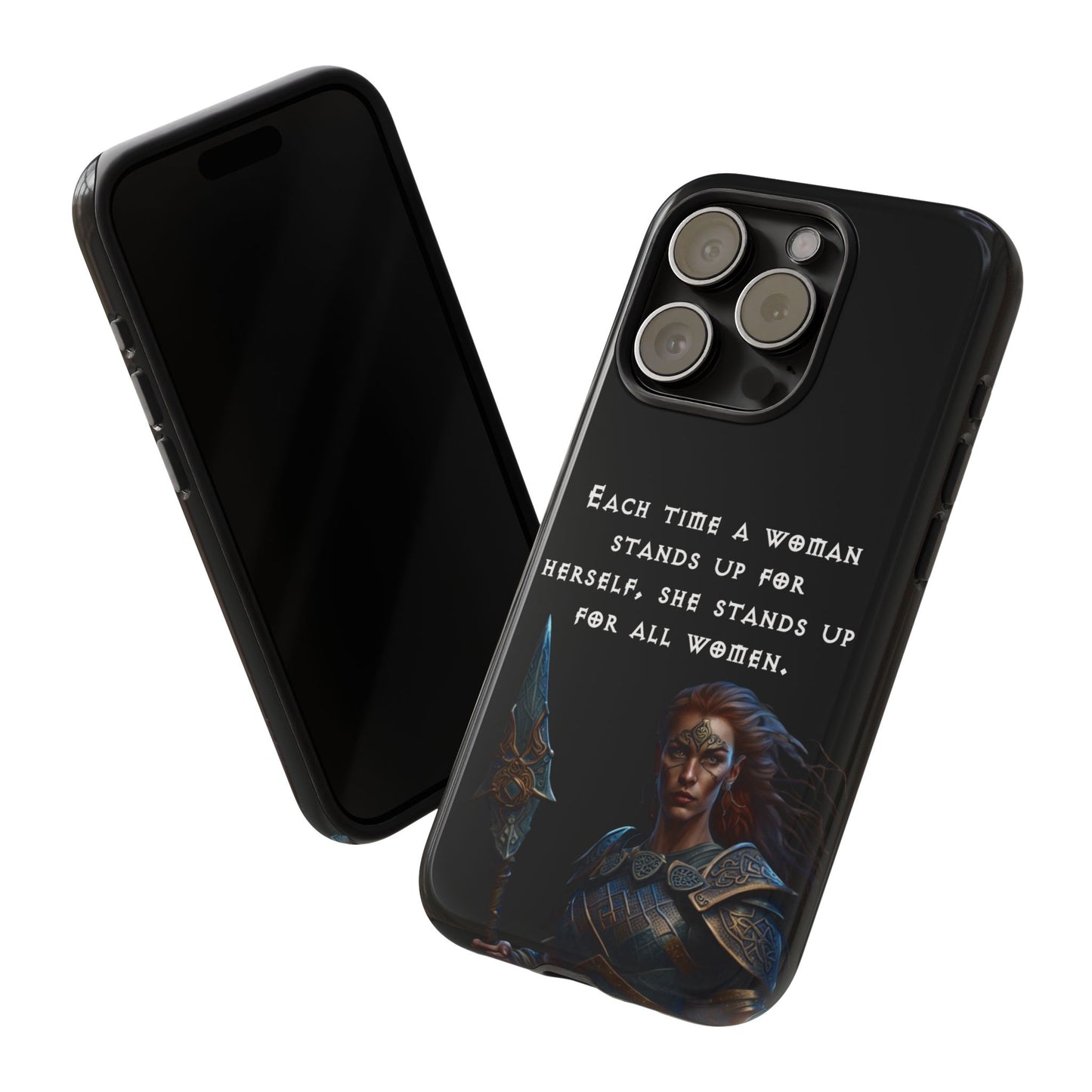 “Stand for All” – Shieldmaiden Warrior Tough Phone Case
