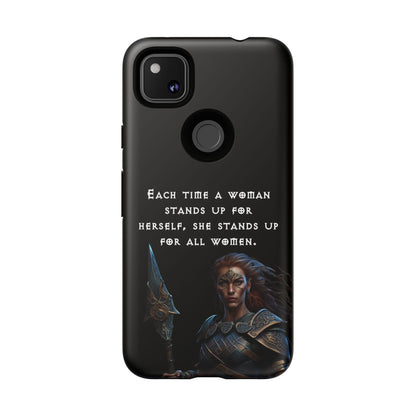 “Stand for All” – Shieldmaiden Warrior Tough Phone Case