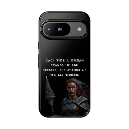 “Stand for All” – Shieldmaiden Warrior Tough Phone Case
