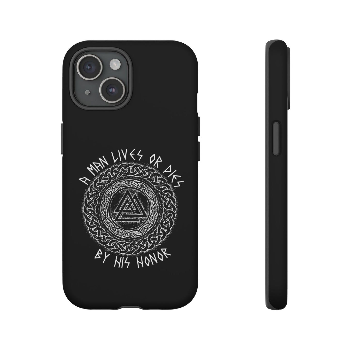 Viking Norse Knotwork Honor Hard Phone Case