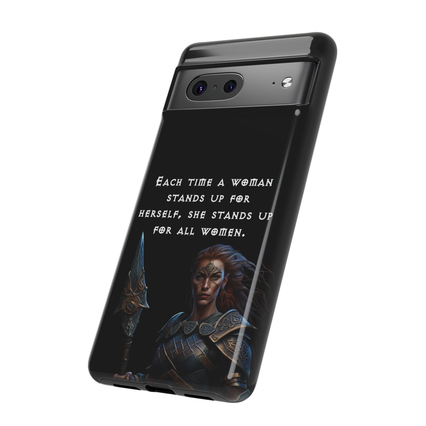 “Stand for All” – Shieldmaiden Warrior Tough Phone Case