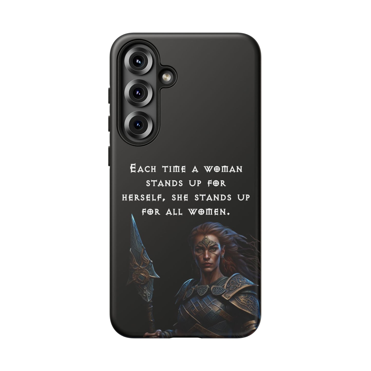 “Stand for All” – Shieldmaiden Warrior Tough Phone Case