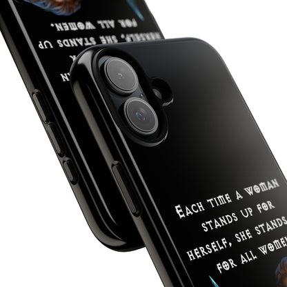 “Stand for All” – Shieldmaiden Warrior Tough Phone Case