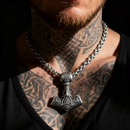 Viking Mjolnir Thor’s Hammer Necklace