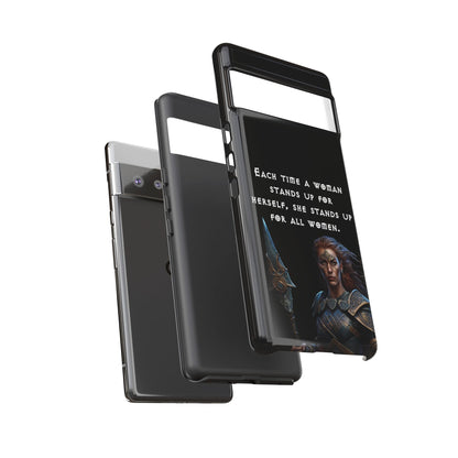 “Stand for All” – Shieldmaiden Warrior Tough Phone Case