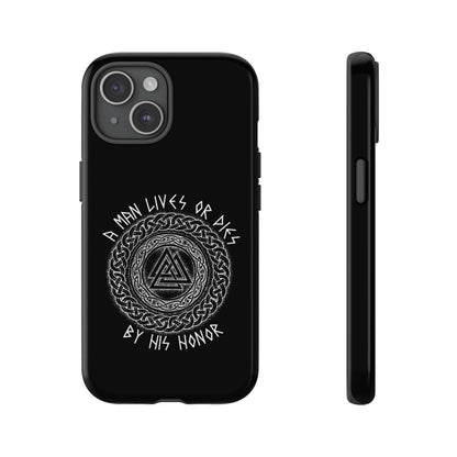 Viking Norse Knotwork Honor Hard Phone Case