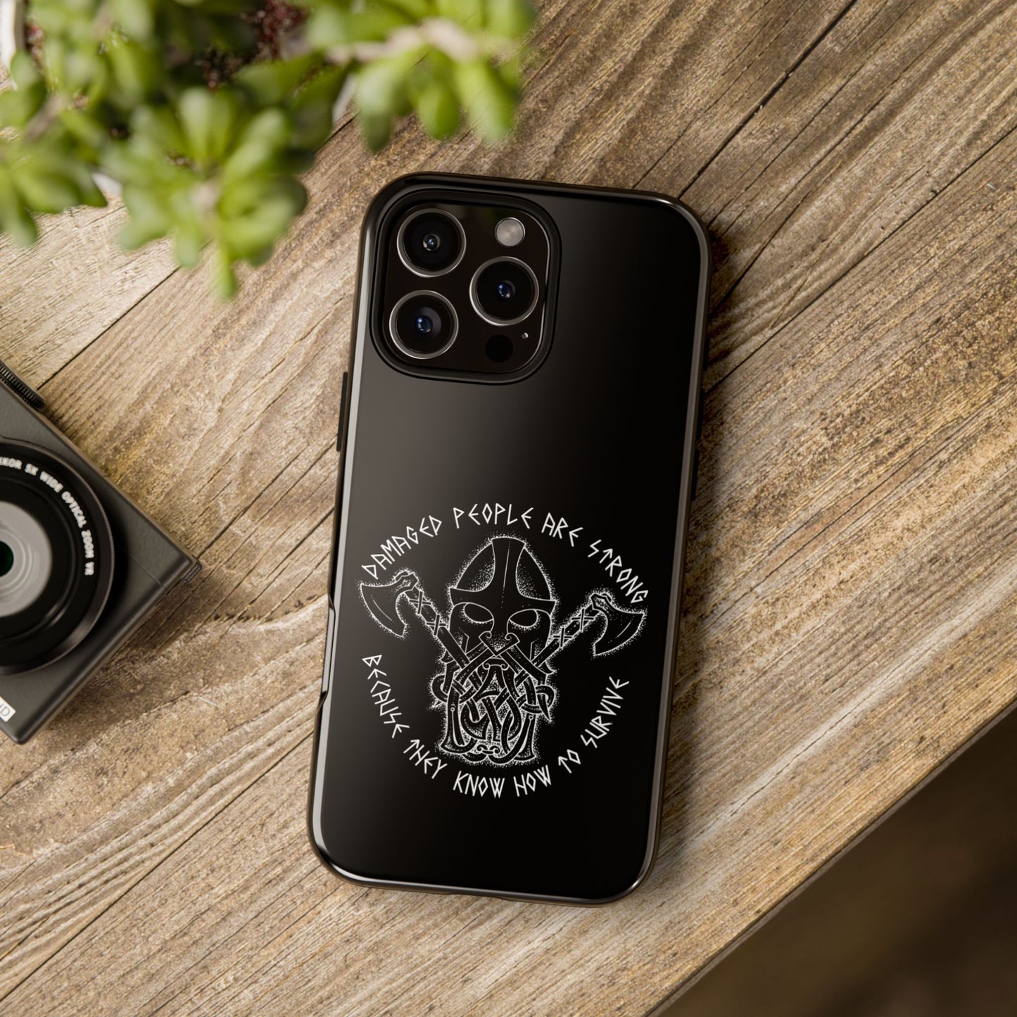 Warrior Viking Spirit Hard Phone Case