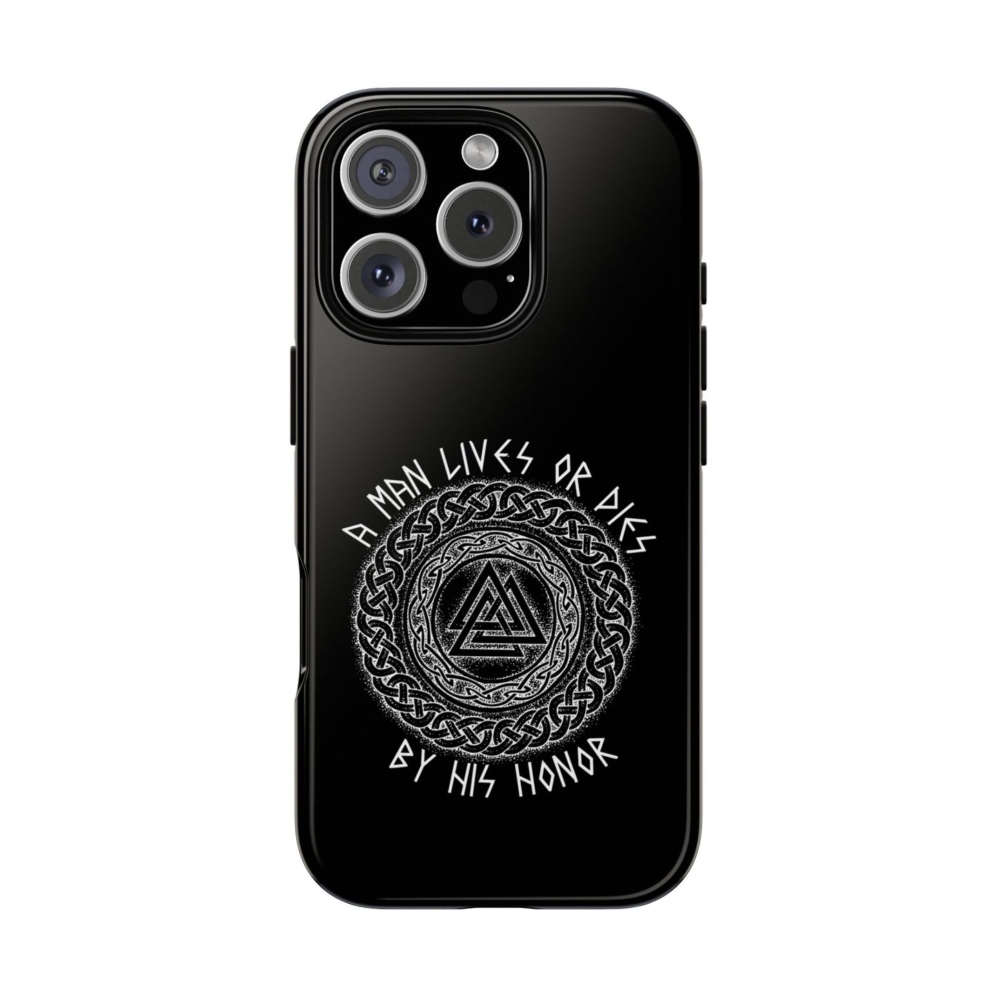 Viking Norse Knotwork Honor Hard Phone Case