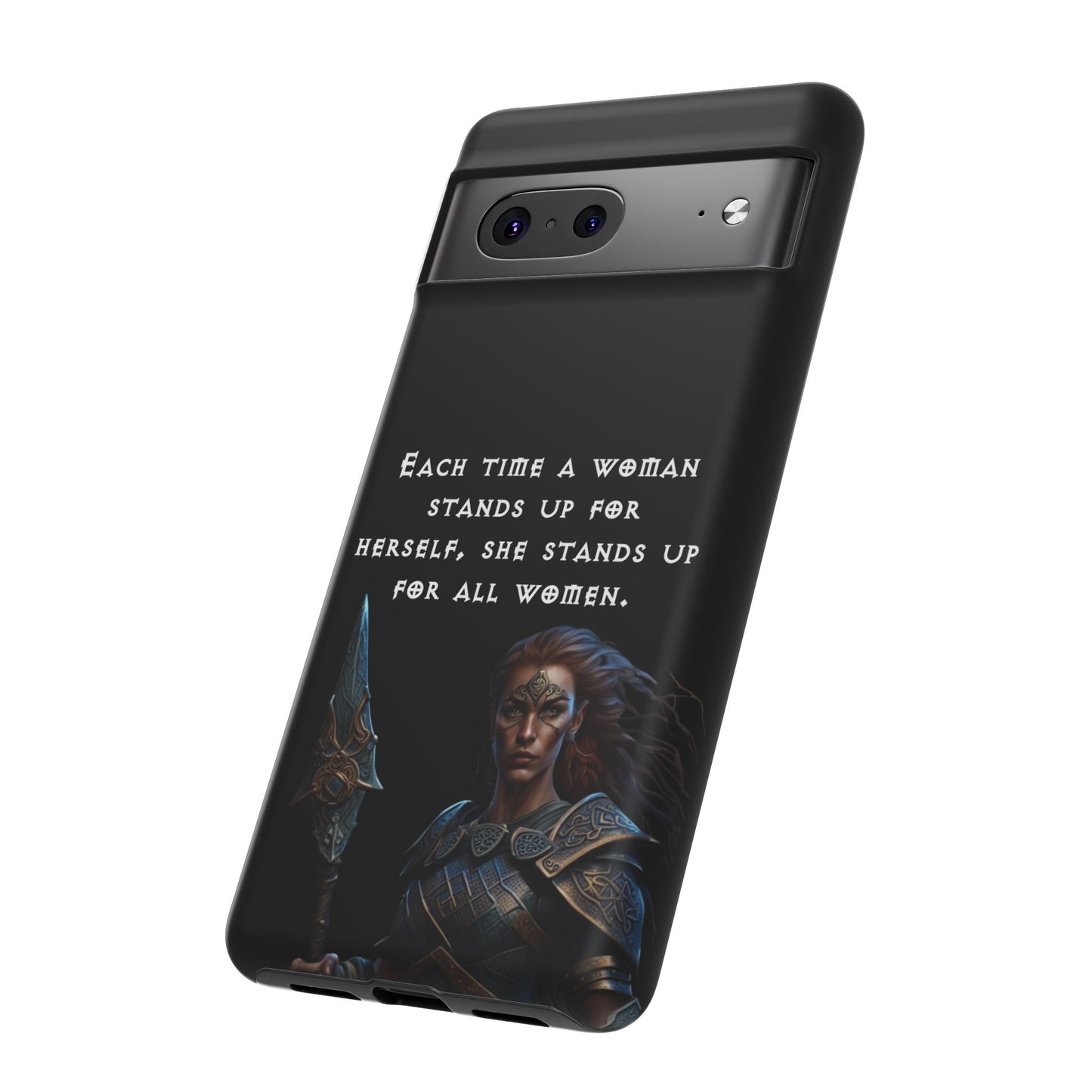 “Stand for All” – Shieldmaiden Warrior Tough Phone Case