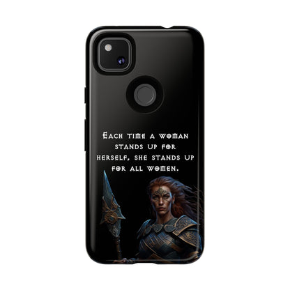 “Stand for All” – Shieldmaiden Warrior Tough Phone Case