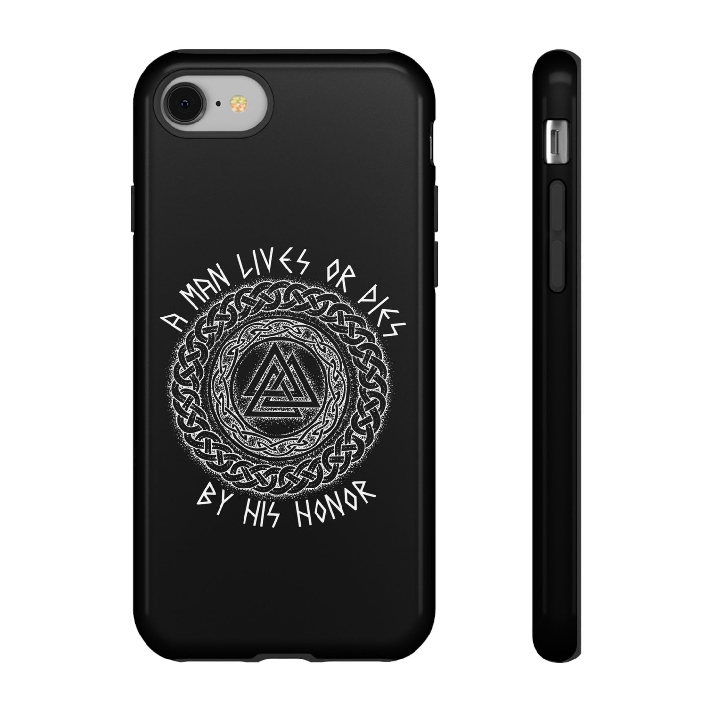 Viking Norse Knotwork Honor Hard Phone Case