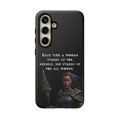 “Stand for All” – Shieldmaiden Warrior Tough Phone Case