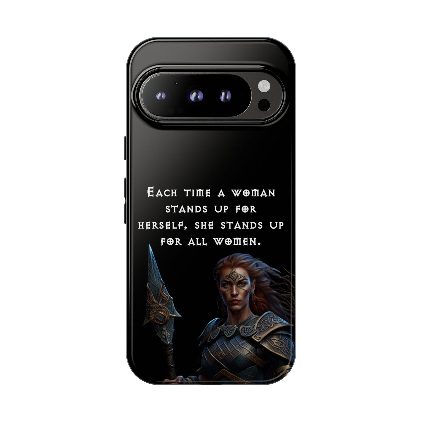 “Stand for All” – Shieldmaiden Warrior Tough Phone Case