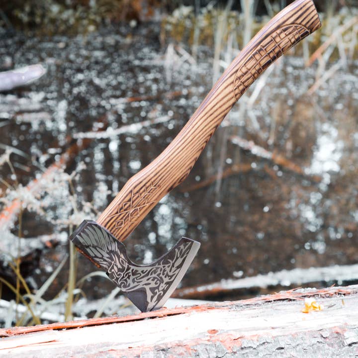Hand Forged Viking Hatchet