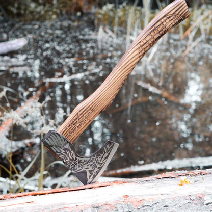 Hand Forged Viking Hatchet