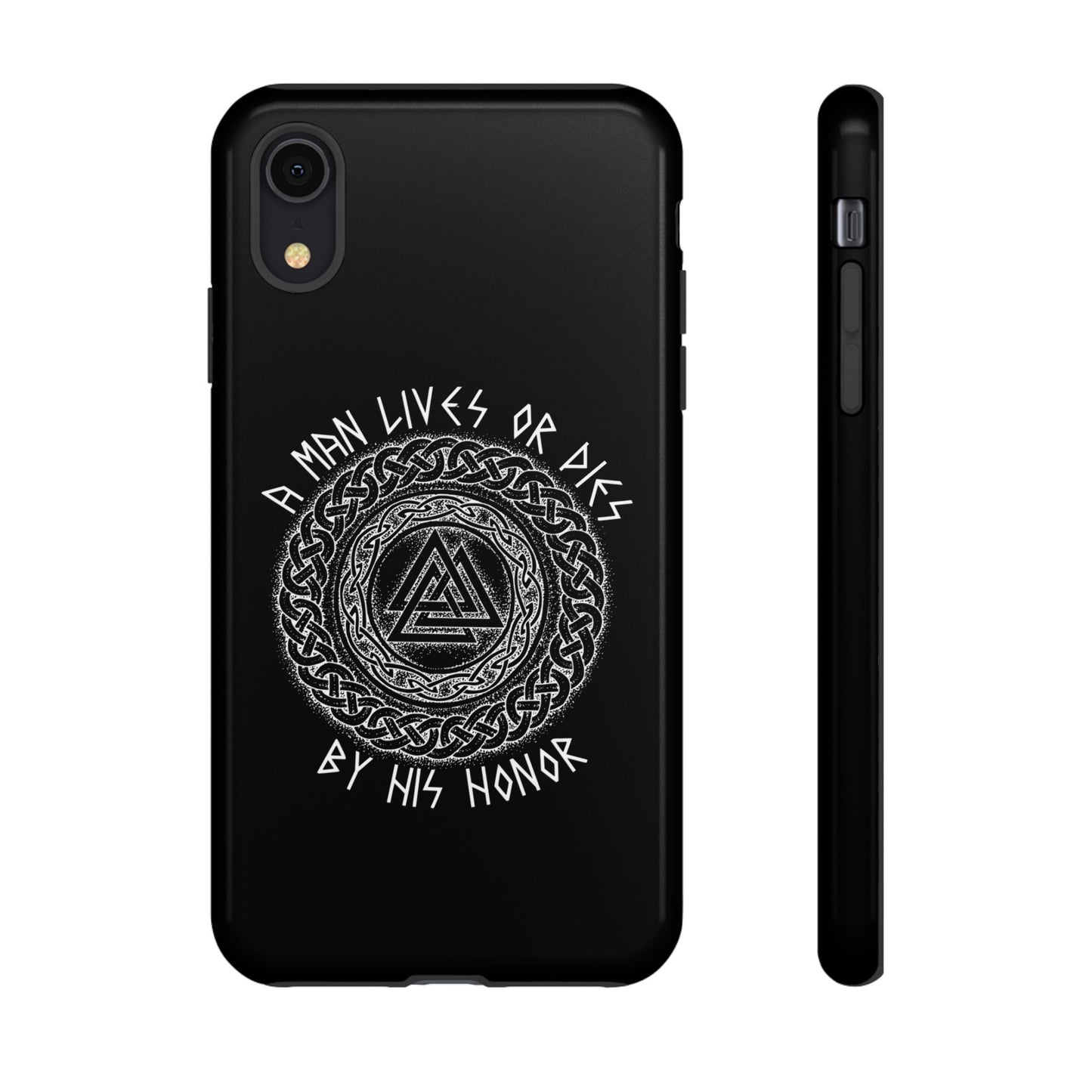 Viking Norse Knotwork Honor Hard Phone Case