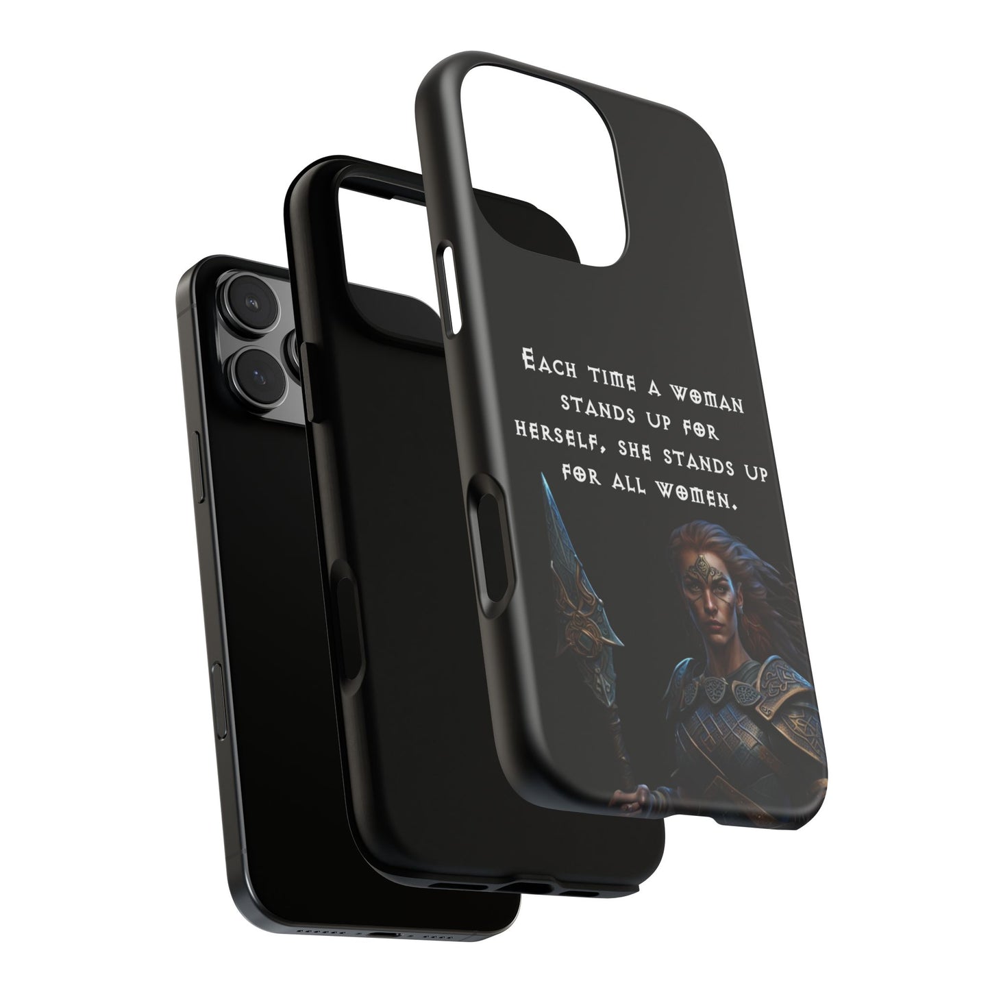 “Stand for All” – Shieldmaiden Warrior Tough Phone Case