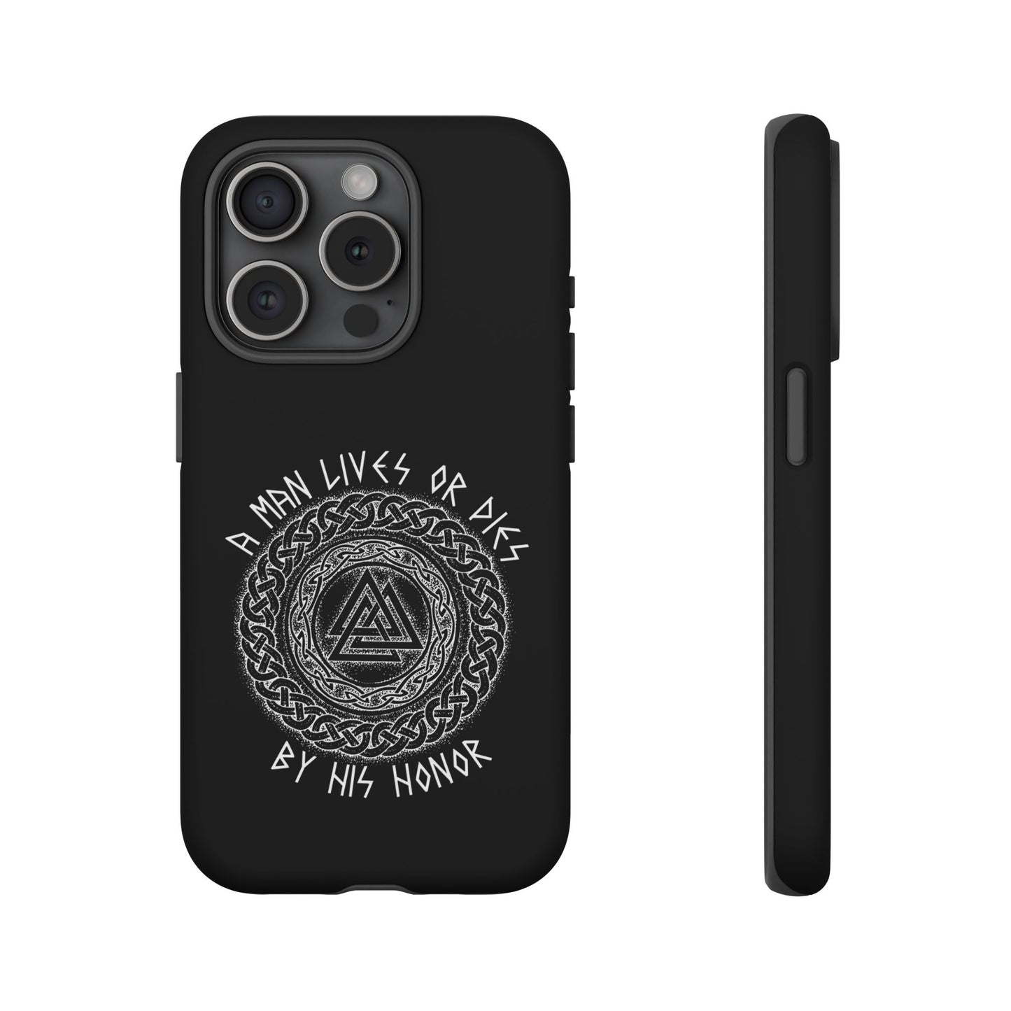 Viking Norse Knotwork Honor Hard Phone Case