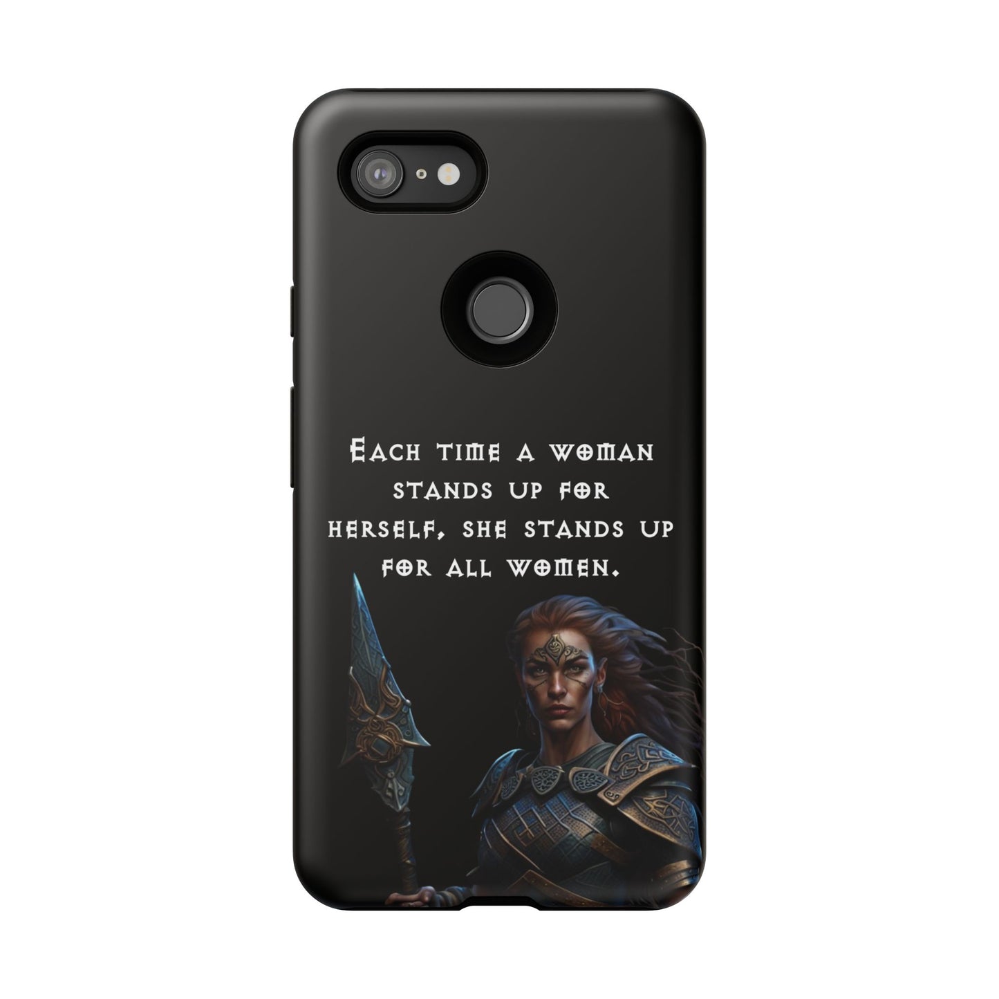 “Stand for All” – Shieldmaiden Warrior Tough Phone Case