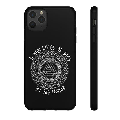 Viking Norse Knotwork Honor Hard Phone Case