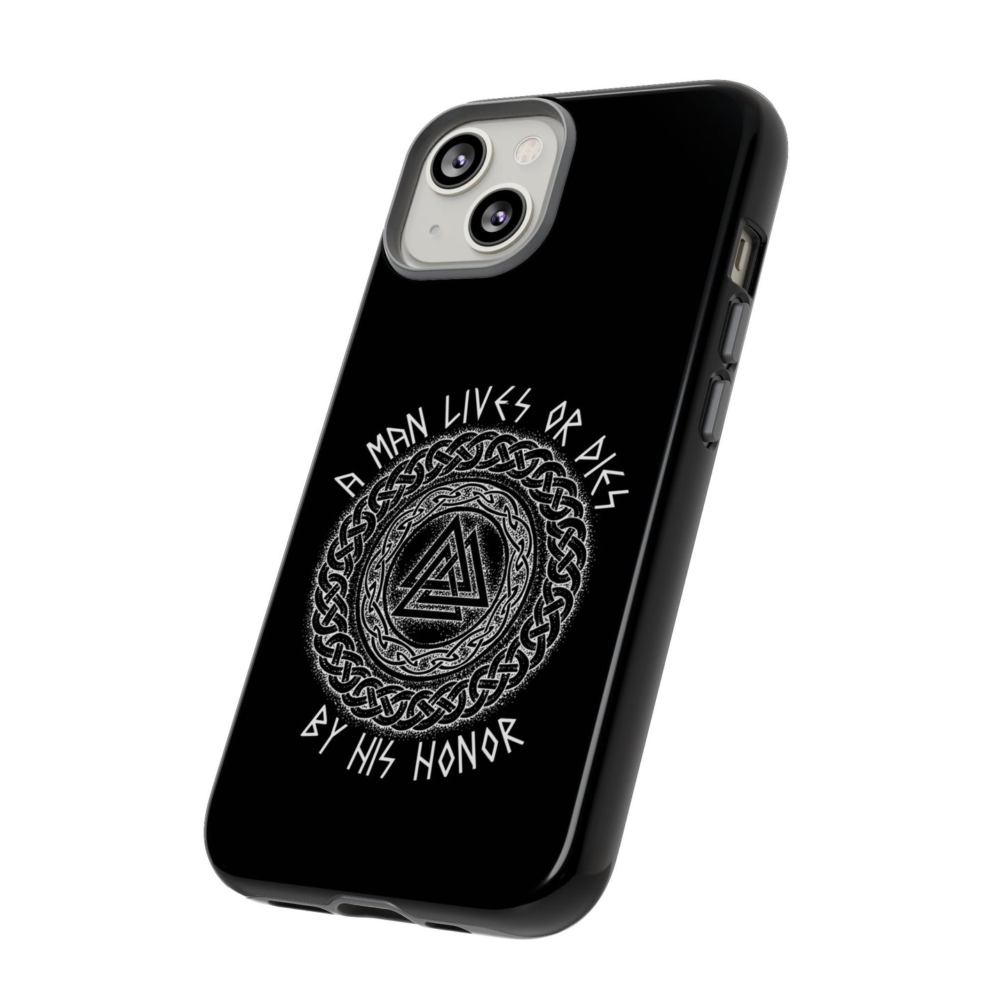 Viking Norse Knotwork Honor Hard Phone Case