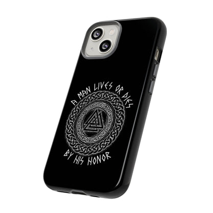 Viking Norse Knotwork Honor Hard Phone Case