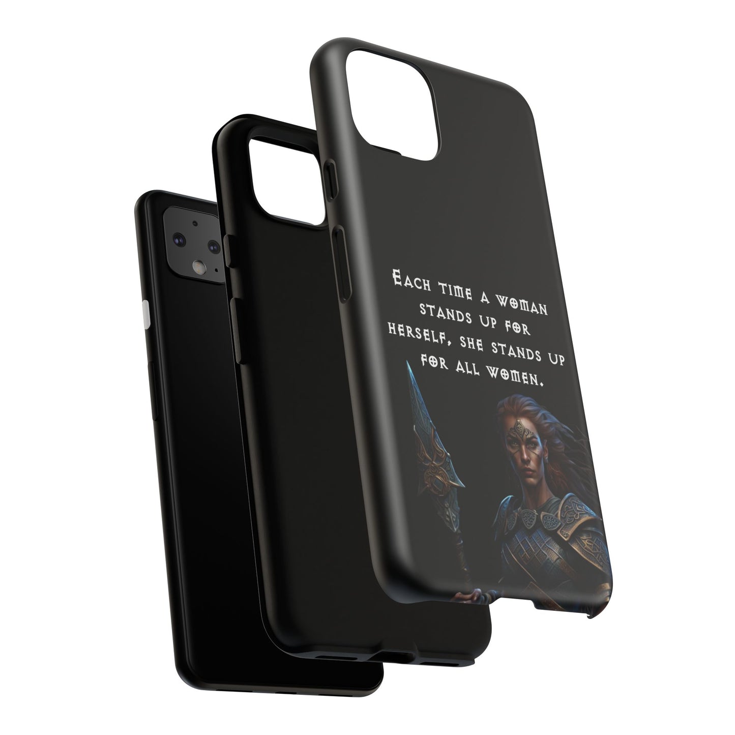 “Stand for All” – Shieldmaiden Warrior Tough Phone Case