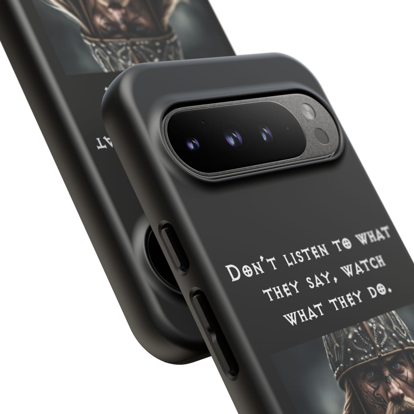 “Watch What They Do” – Viking Quote Tough Phone Case
