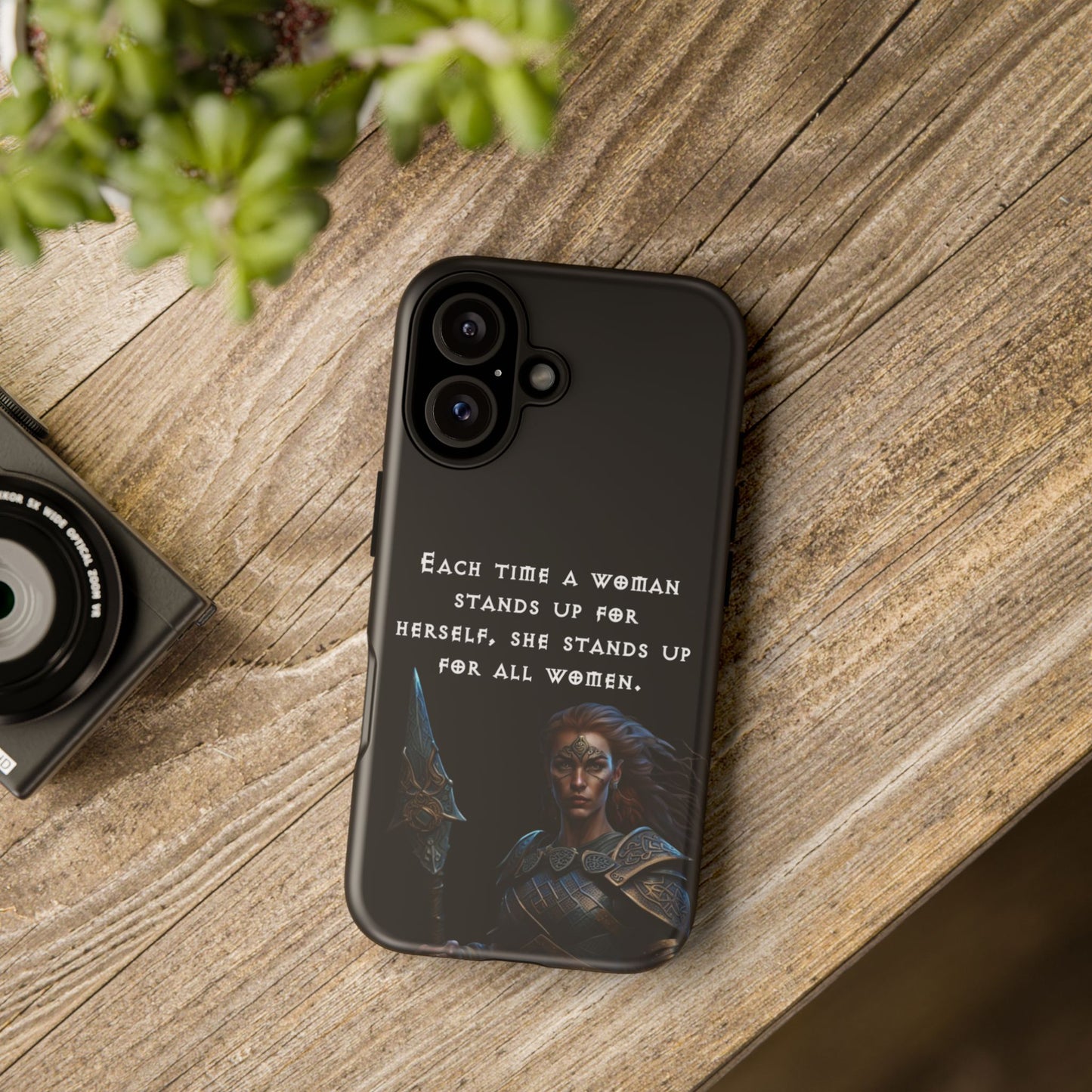 “Stand for All” – Shieldmaiden Warrior Tough Phone Case