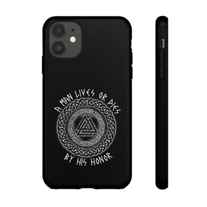 Viking Norse Knotwork Honor Hard Phone Case