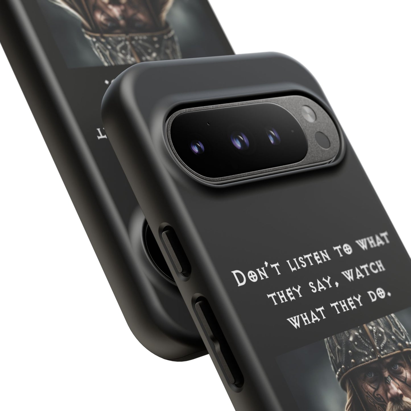 “Watch What They Do” – Viking Quote Tough Phone Case