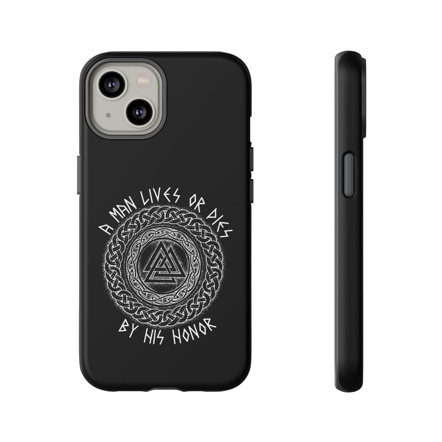 Viking Norse Knotwork Honor Hard Phone Case