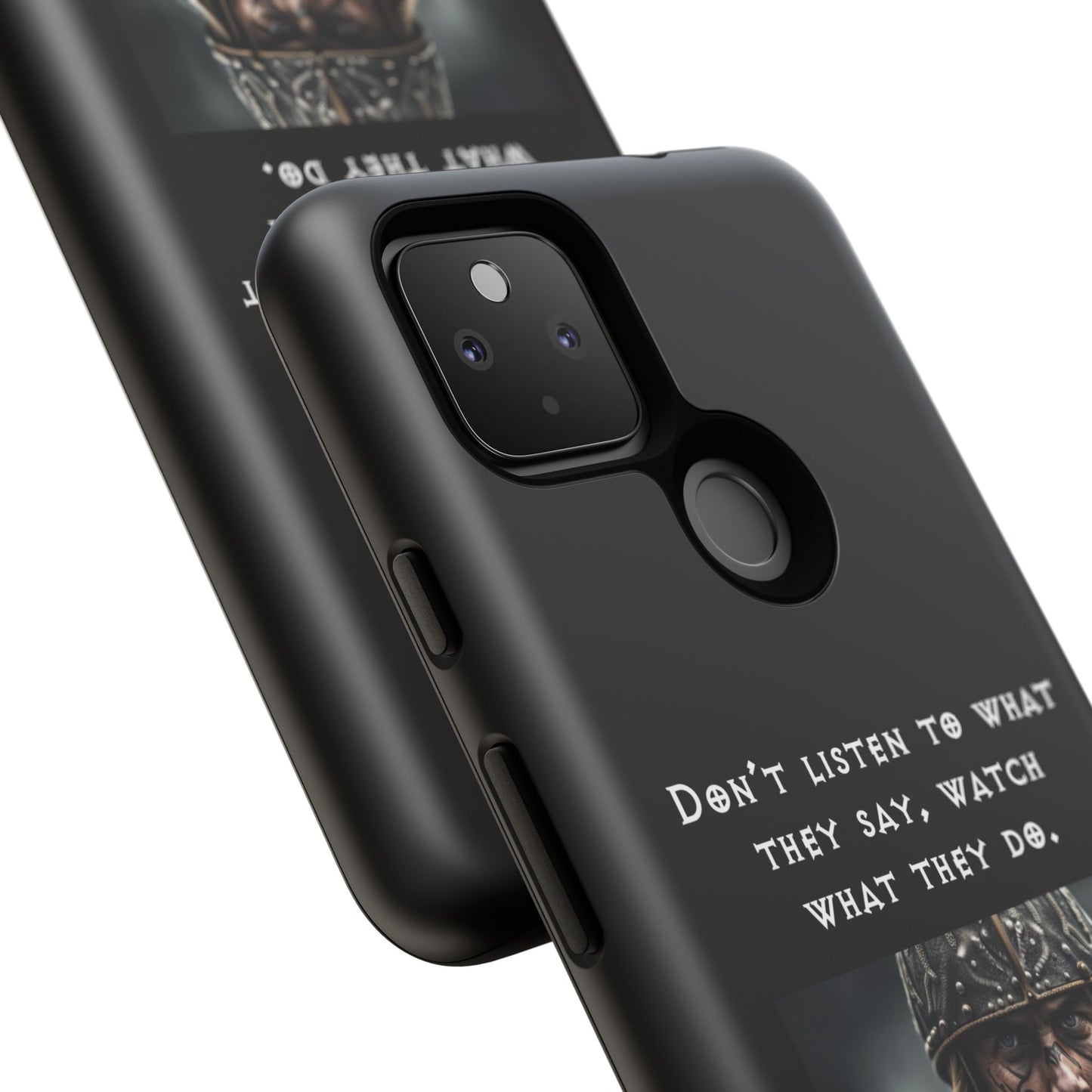 “Watch What They Do” – Viking Quote Tough Phone Case