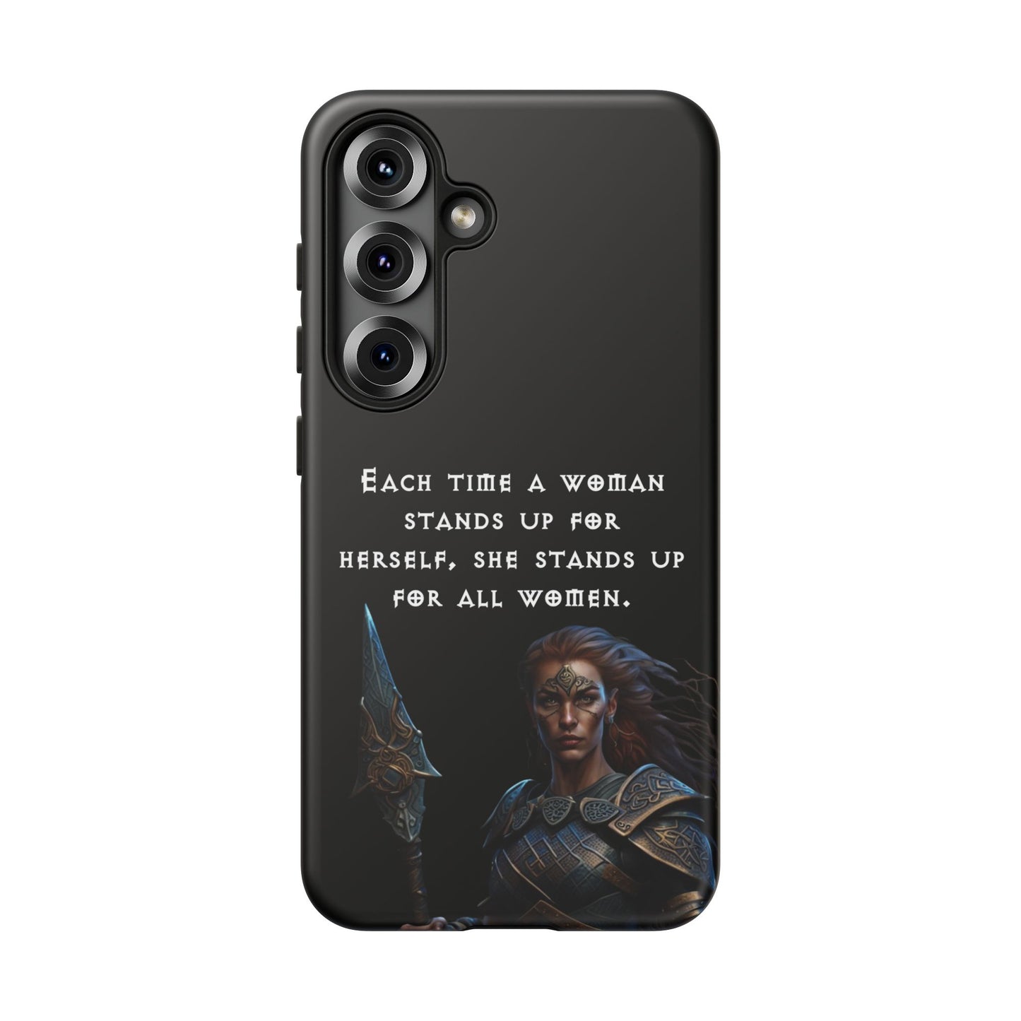 “Stand for All” – Shieldmaiden Warrior Tough Phone Case
