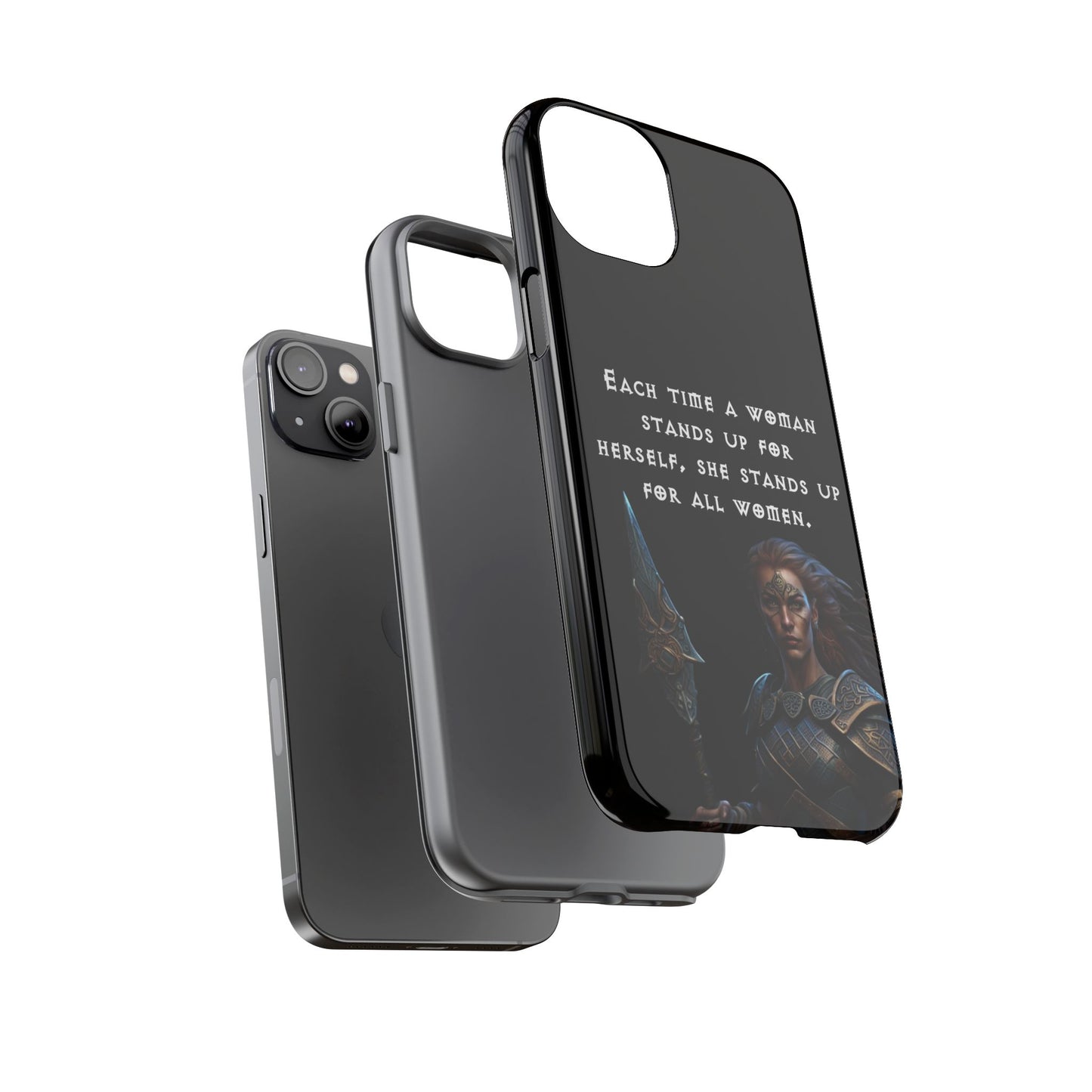 “Stand for All” – Shieldmaiden Warrior Tough Phone Case