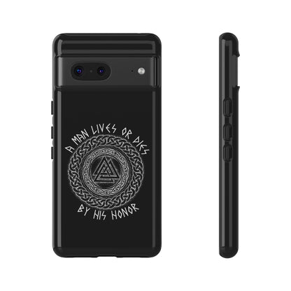 Viking Norse Knotwork Honor Hard Phone Case