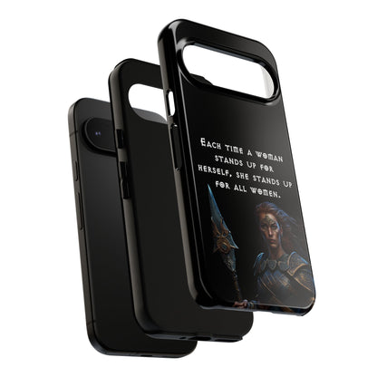 “Stand for All” – Shieldmaiden Warrior Tough Phone Case