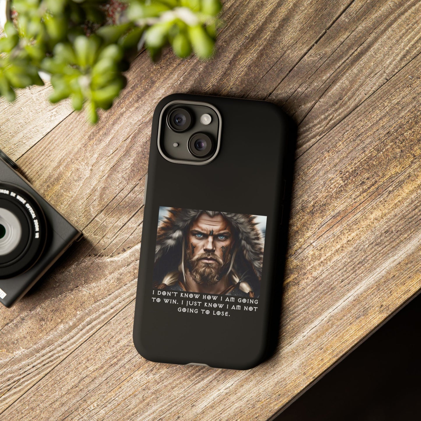 “Not Going to Lose” – Viking Warrior Tough Phone Case