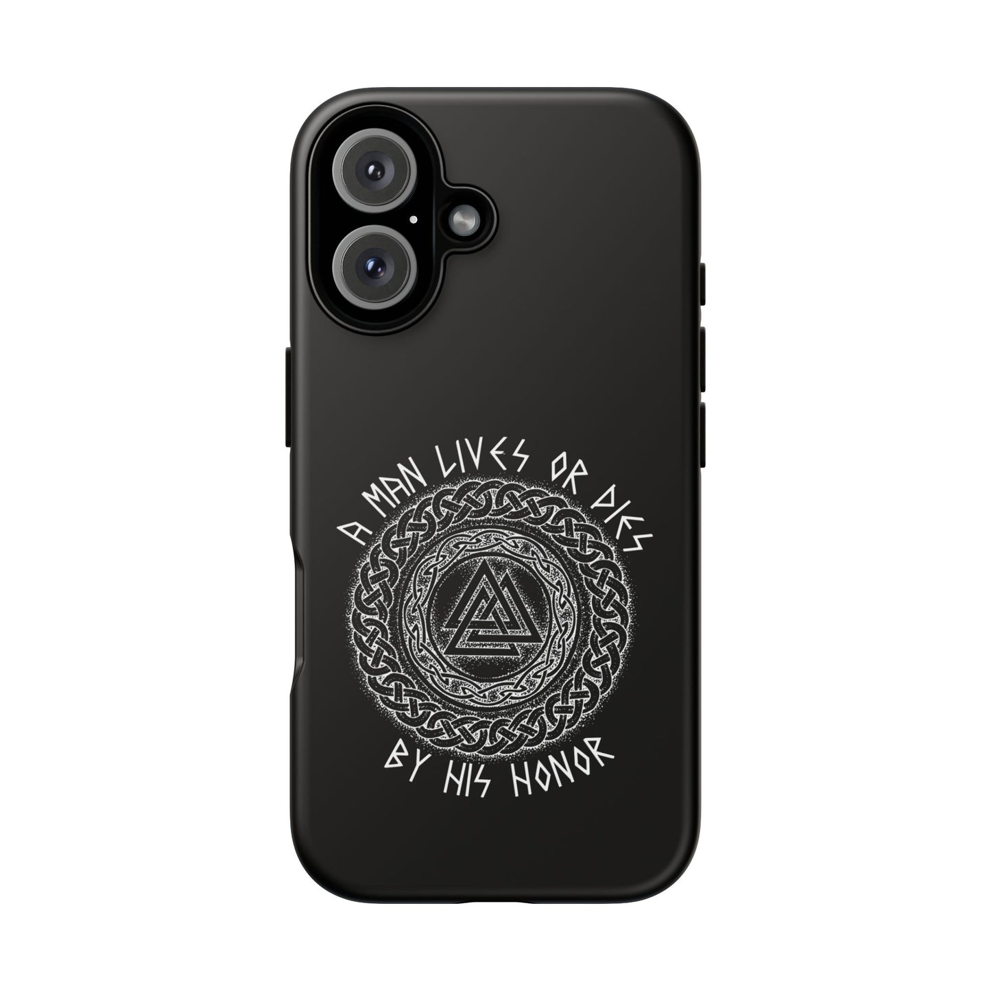 Viking Norse Knotwork Honor Hard Phone Case