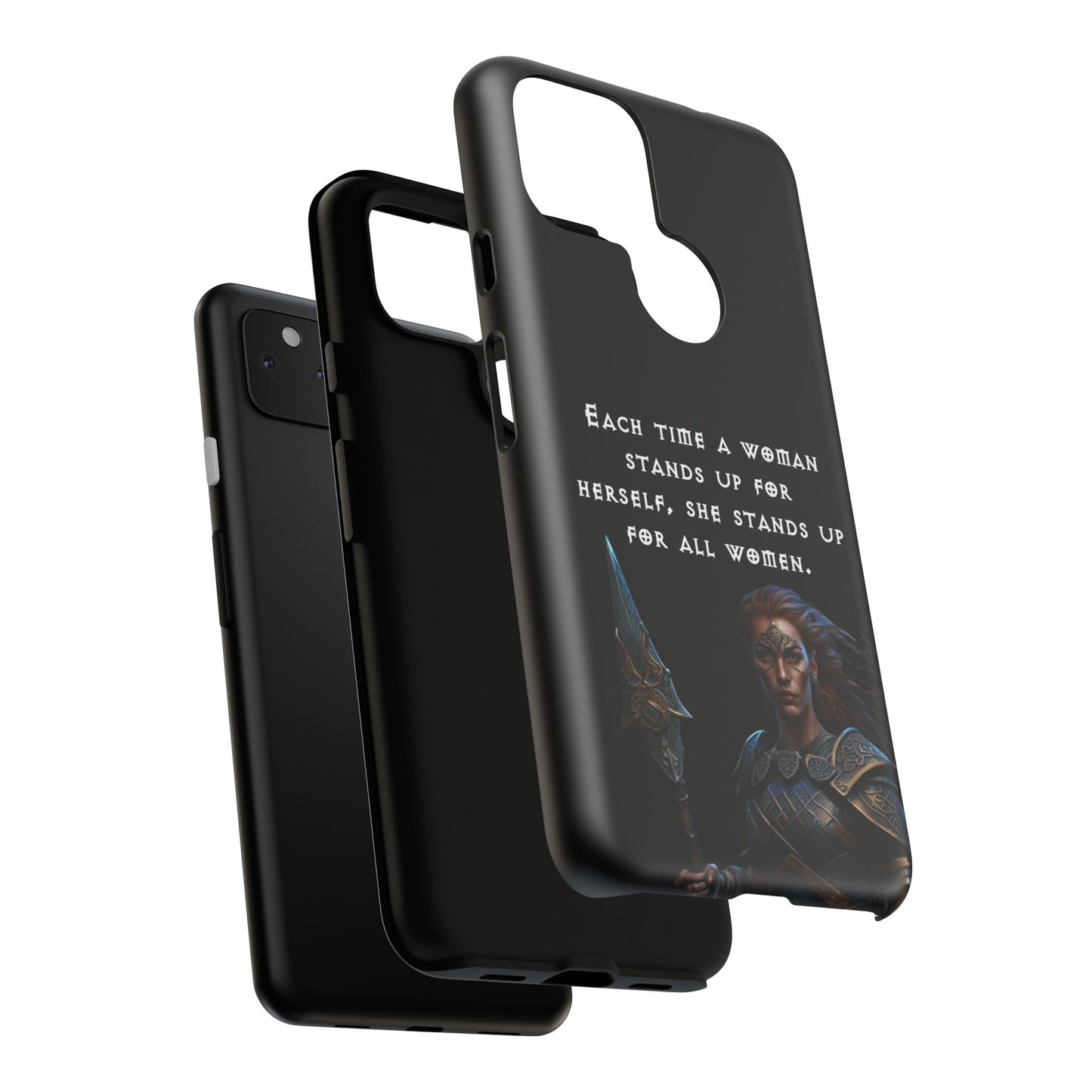 “Stand for All” – Shieldmaiden Warrior Tough Phone Case