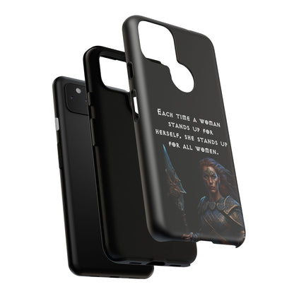“Stand for All” – Shieldmaiden Warrior Tough Phone Case