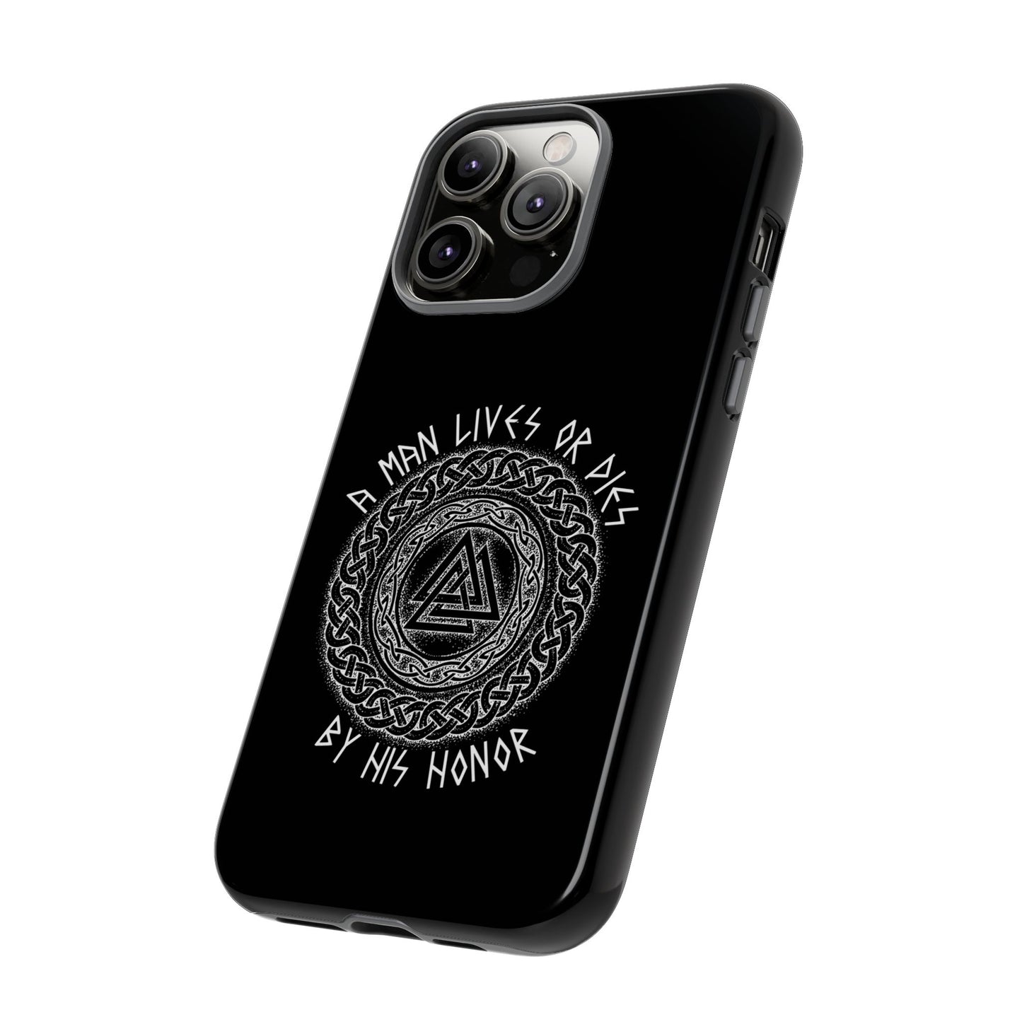 Viking Norse Knotwork Honor Hard Phone Case